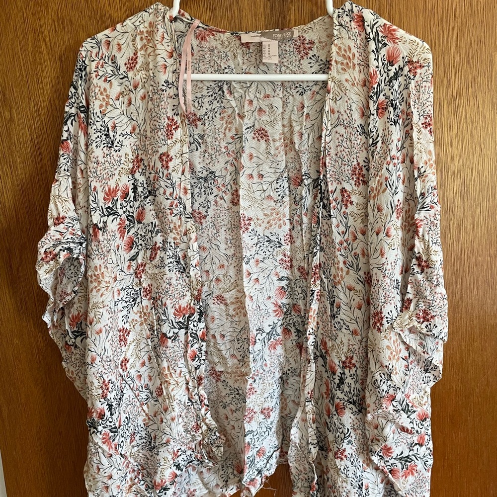 Floral kimono/shawl
